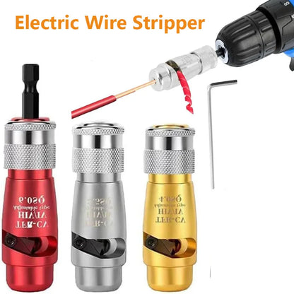 Electric Wire Stripper Fast Stripping Wire Tool Electric Wire Peeling Machine for Power Drill Driver Wire Stripping Tools